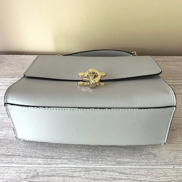 Designer RON WHITE top handle Shoulder Bag - Picture 8 of 14